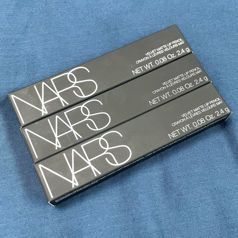 Nars velvet matte lipstick pencils bundle of 3